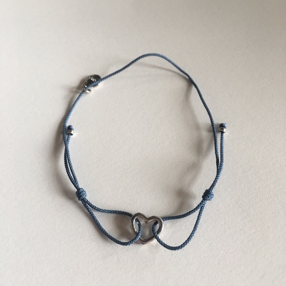 Marc By Marc Jacobs Jewelry - Marc by Marc Jacobs Blue Cord Heart Bracelet